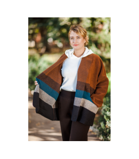 КАРДИГАН * Nita * мод. Л-873 Деми п/ш шоколад ПРОДАНО