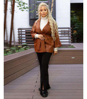 ЖИЛЕТ-ЖАКЕТ ДП *AndreStyle* мод. 1038 Деми эко-кожа ПРОДАНО