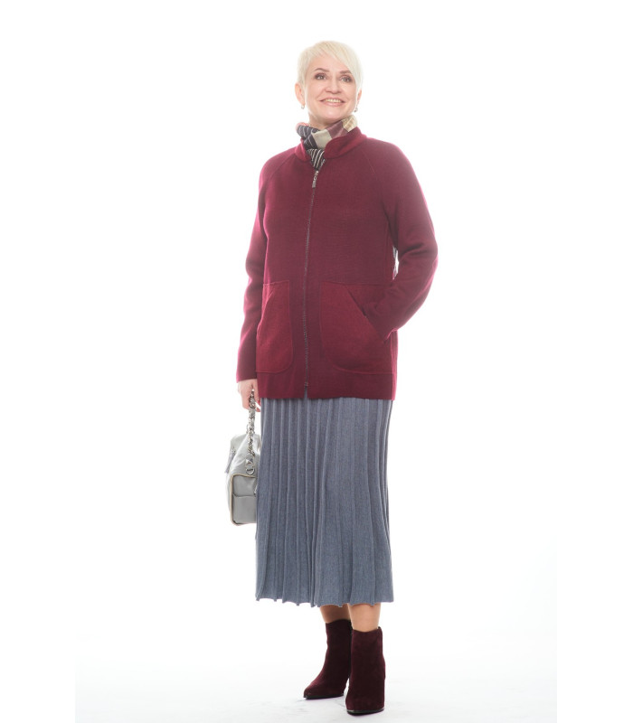 КУРТКА **город  принт  *Nita * мод. Л-734-23 Деми комбинированная ткань