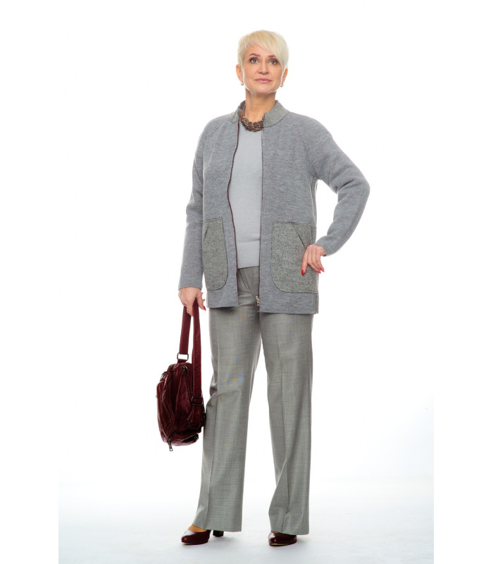 КУРТКА **город  принт  *Nita * мод. Л-734-23 Деми комбинированная ткань ПРОДАНО