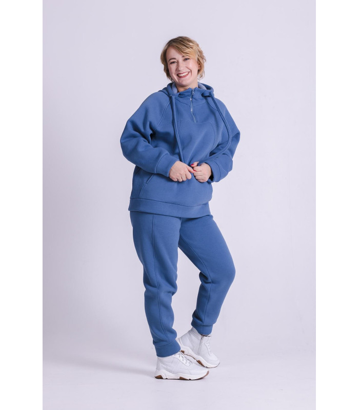 ДЖЕНИ спортивный к-м *NITA* мод.  F-367 трикотаж  двойка Худи - Штаны