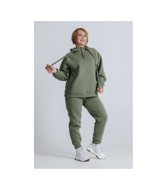 ДЖЕНИ Спортивный к-м *NITA* мод.  F-367 трикотаж  двойка Худи - Штаны