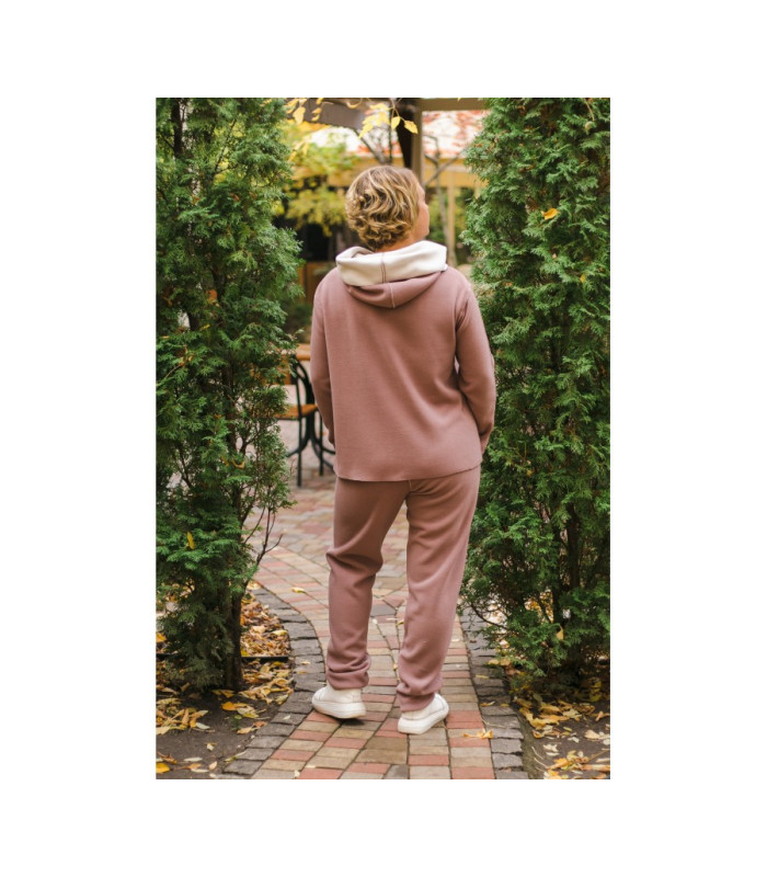 ЮЛИЯ костюм спортивный *NITA* мод.  F-345 флис  двустороний Худи - Штаны ПРОДАНО