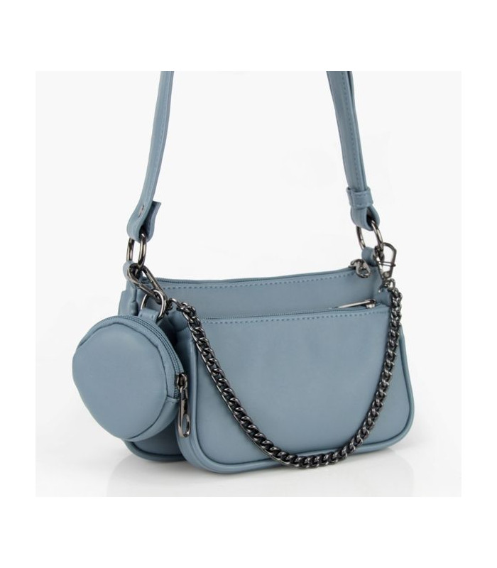 Бренд *MIS* Сумка мини  мод. 36050  - 4 тона  Капучино-Синяя-Черная-Зеленая