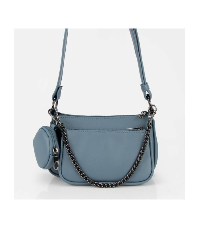 Бренд *MIS* Сумка мини  мод. 36050  - 4 тона  Капучино-Синяя-Черная-Зеленая