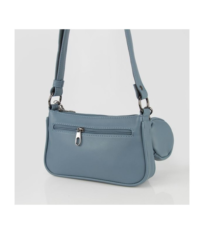 Бренд *MIS* Сумка мини  мод. 36050  - 4 тона  Капучино-Синяя-Черная-Зеленая