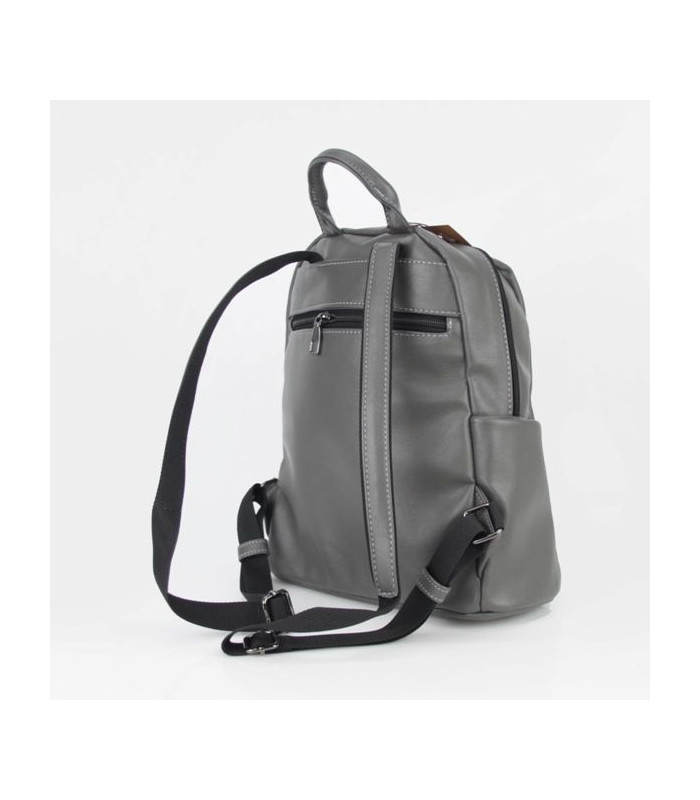 Бренд *MIS* Сумка-рюкзак Женская мод. 36227 серый