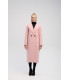 КИМ пальто  *CHIUAS* Деми  длиное кашемир  пинк