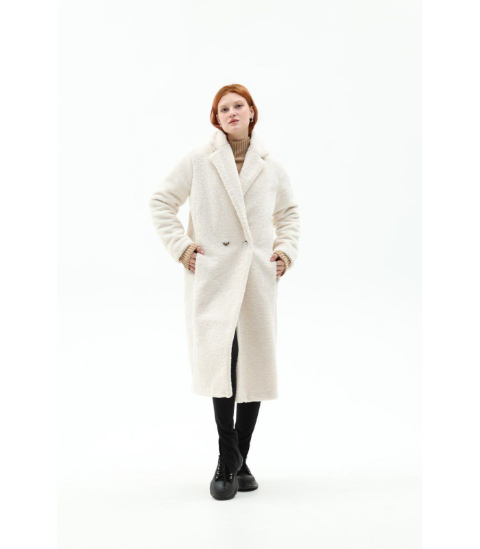 ЛИКА пальто  *CHIUAS* Деми молочный ПРОДАНО