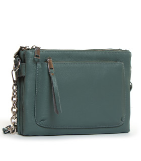 Сумка Женская Классическая кожа ALEX RAI 3016 blue-green ПРОДАНО