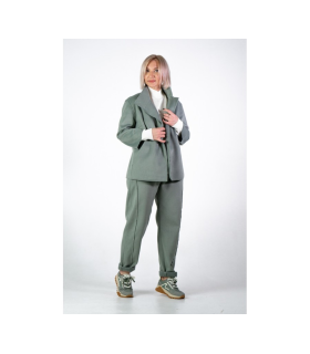 ОКСАНА-2 костюм шерсть *NITA* мод.F-900-901 Жакет - Штаны теплый трикотаж ПРОДАНО