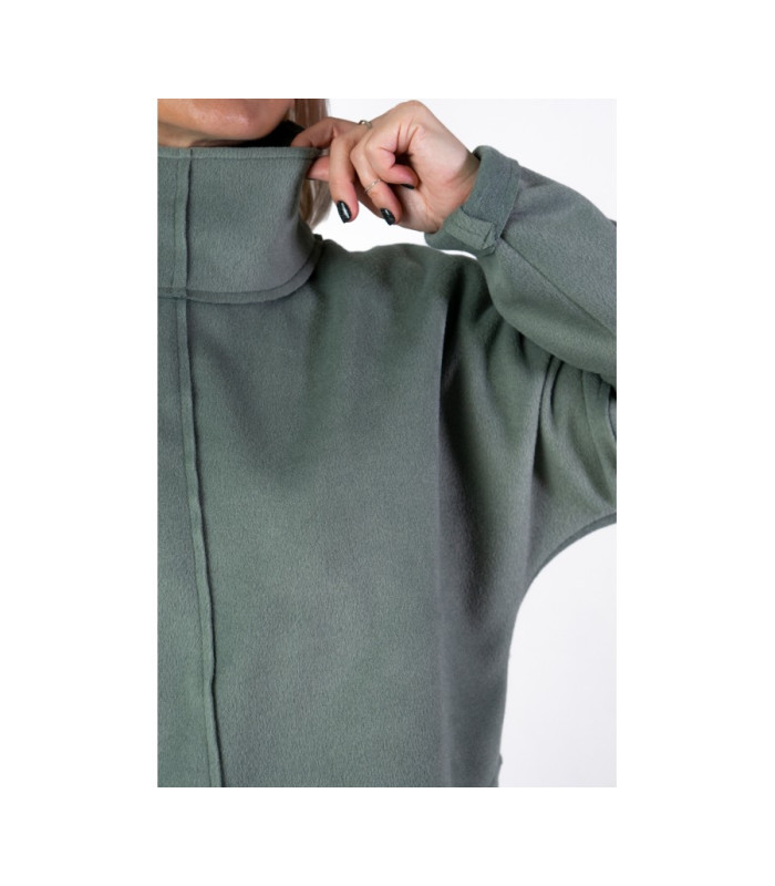 ОКСАНА-3 костюм шерсть *NITA* мод.F-900-901 Худи - Жакет - Штаны теплый трикотаж