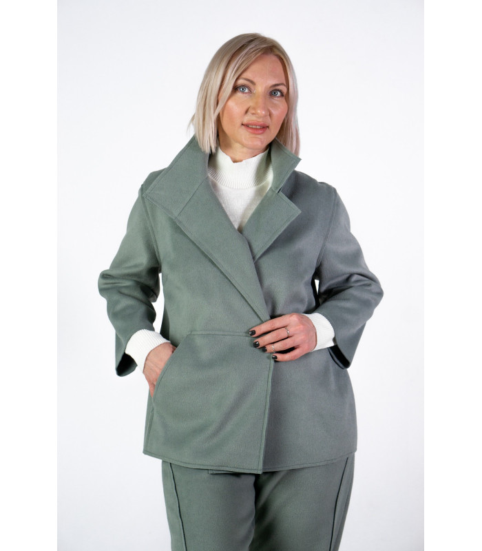 ОКСАНА-3 костюм шерсть *NITA* мод.F-900-901 Худи - Жакет - Штаны теплый трикотаж