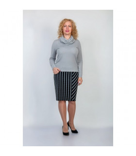 ЮБКА карандаш  *Nita * мод. Л-735 п/ш рисунок