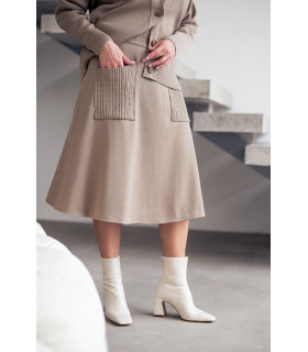 ЮБКА трапеция  *Nita * мод. Л-2301 п/ш Деми ***