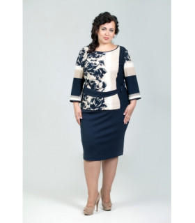 ФЛОРЕНС к-м *Petro Soroka* мод. МС-2318-01 Блузон-Юбка трикотаж