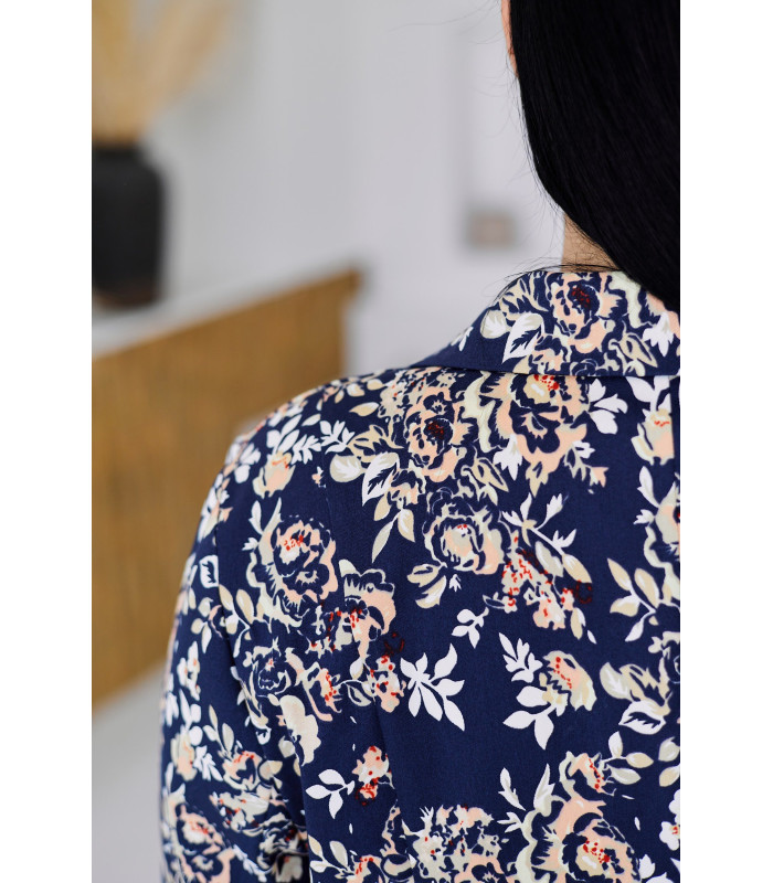 ЖАКЕТ  *лето*  *Berd Toni* мод. 17812/1 рисунок синий Лето ПРОДАНО