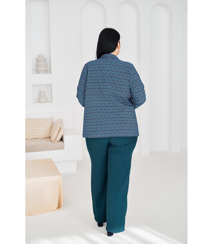 ЖАКЕТ  *лето*  *Berd Toni* мод. 17788/3 Лето рисунок синий