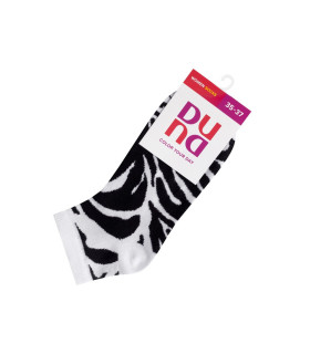 Носки женские короткие "Зебра" демисезонные DUNA 3374