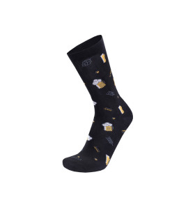 Носки мужские "Пиво" демисезонные из хлопка DUNA 2264