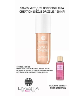 *LIVESTA* Мост для волос и тела CREATION Shizzle Dizzle, 120 мл