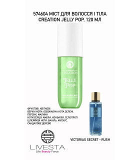 *LIVESTA* Мост для волос и тела CREATION Jelly Pop, 120 мл