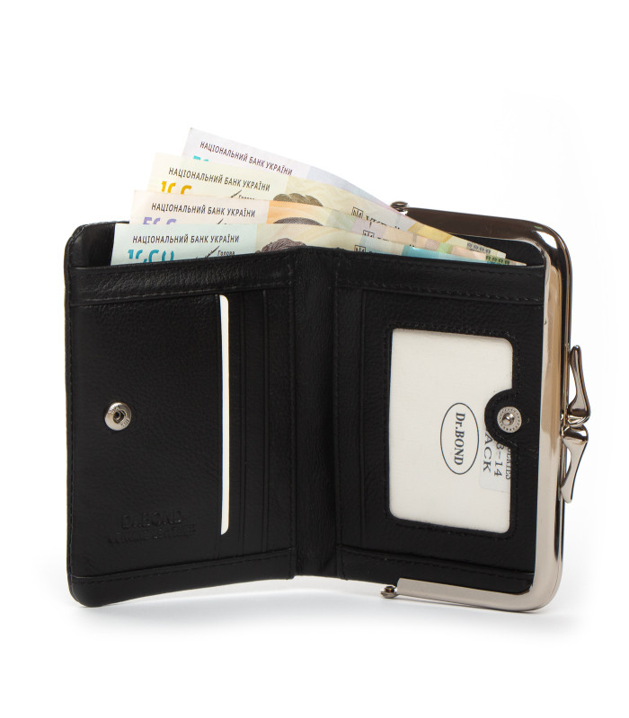 Кошелек Classic Женский кожа DR. BOND WN-23-14 black