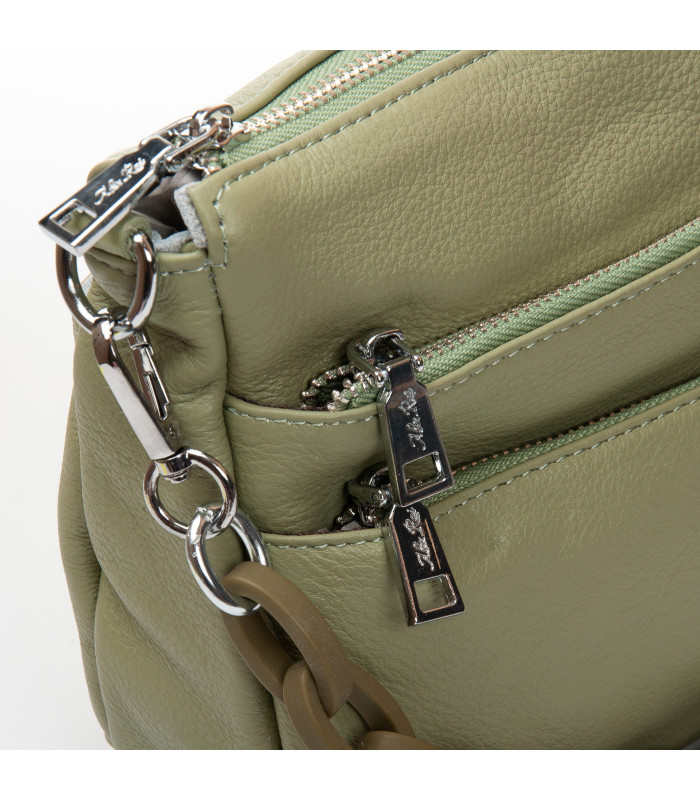 Сумка Женская Классическая кожа ALEX RAI 3011 matcha green