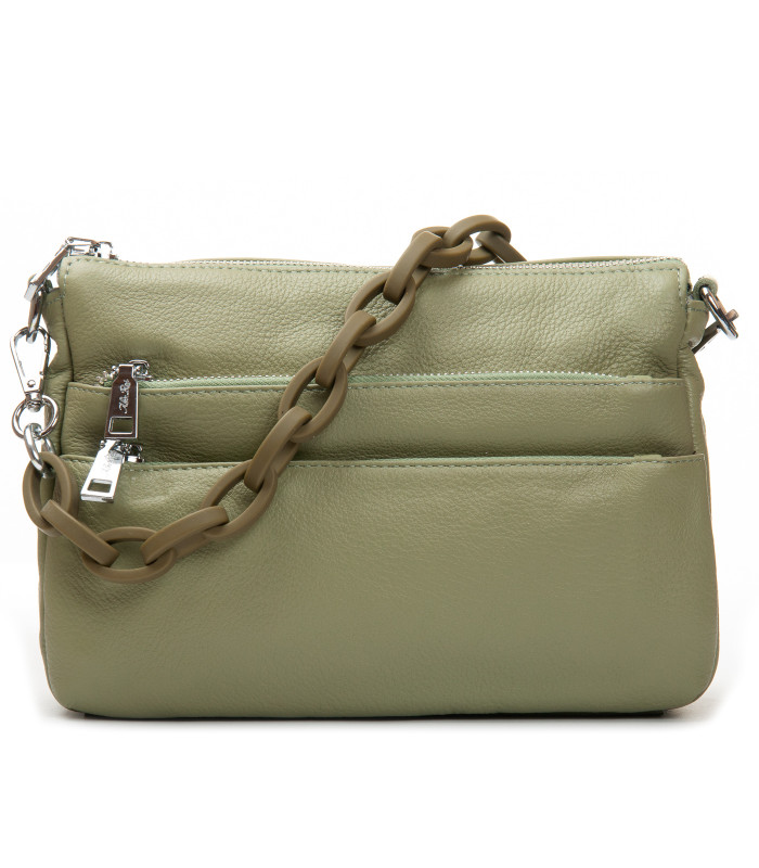 Сумка Женская Классическая кожа ALEX RAI 3011 matcha green