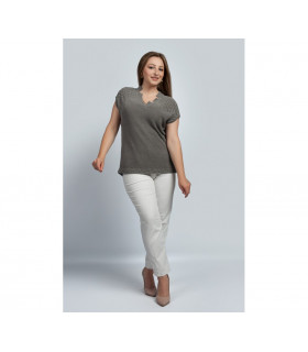 ДЖЕМПЕР *Nita* мод. Л-856 лето СЕРЫЙ