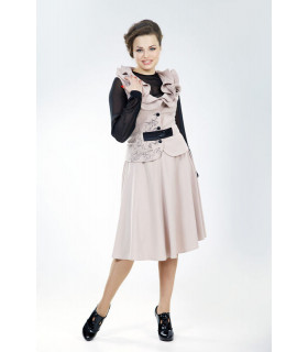 ВИОЛА к-м *Petro Soroka* мод. МТ-0981-01Жилет-Юбка-Блузон SPRING COLLECTION