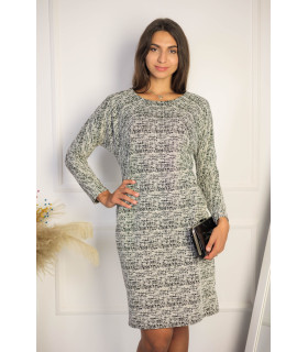 Платье меландж  Бренд *Berd Toni* мод. 17677/1 Деми наряд