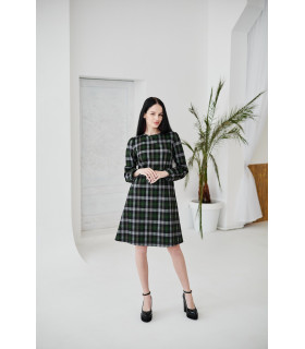 Платье клетка Бренд *Berd Toni* мод. 11021/5 Деми