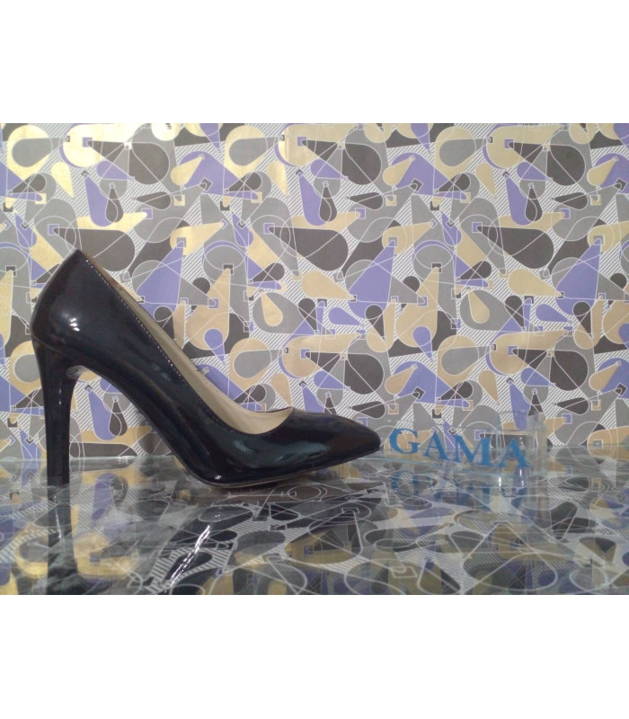 Туфли лодочка  * Gama * мод. 429 лак Наряд на шпилька