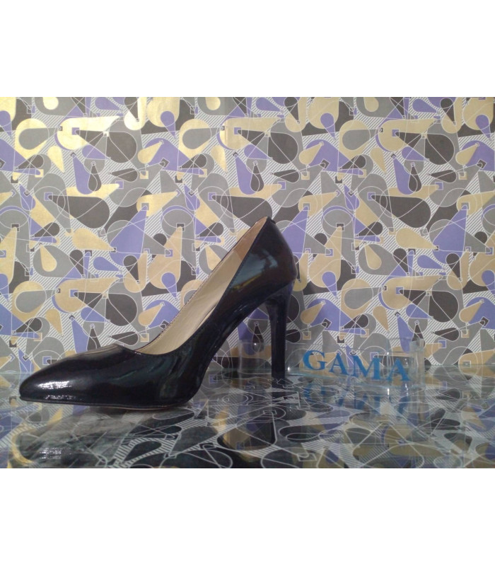 Туфли лодочка  * Gama * мод. 429 лак Наряд на шпилька
