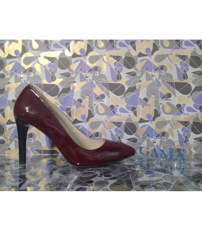 Туфли лодочка * Gama * мод. 429 лак Наряд на шпилька