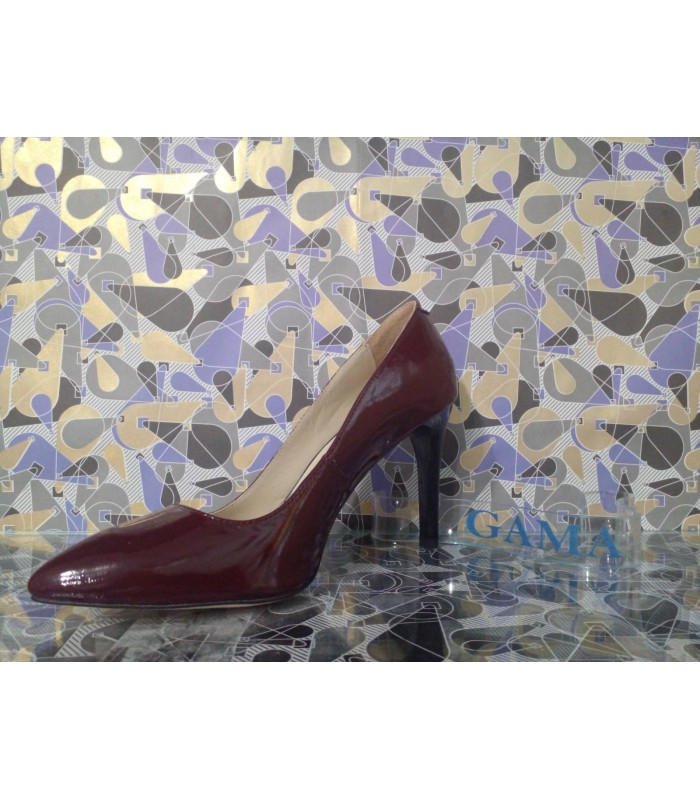 Туфли лодочка * Gama * мод. 429 лак Наряд на шпилька