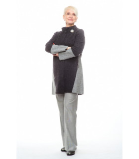 КАРДИГАН * Nita * мод. 566 Деми варенная шерсть