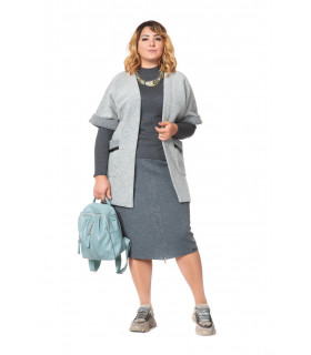 КАРДИГАН * Nita * мод. Л-793 Деми п/ш меланж