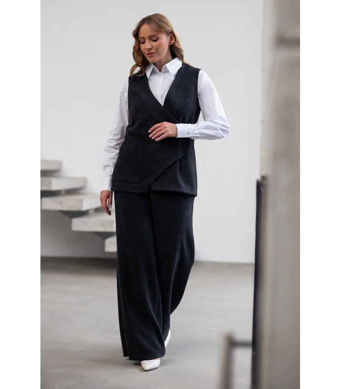 Жилет  костюмная ткань *Nita* модель N-1500 Деми-Зима*** п/ш