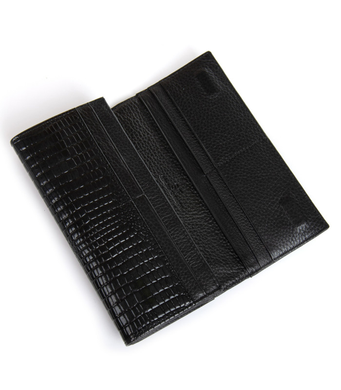 Кошелек LR Женский кожа-лак SERGIO TORRETTI FEW501-2 black