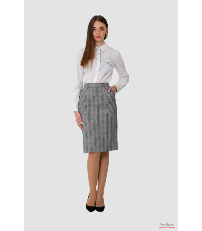 ЮБКА клетка *Petro Soroka* мод. НЛ-3317-18 ДЕМИ