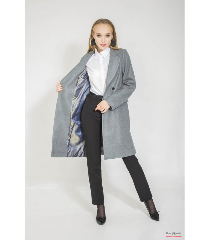 ПАЛЬТО твид *Petro Soroka* мод. ДЛ-3409-06 Деми ПРОДАНО