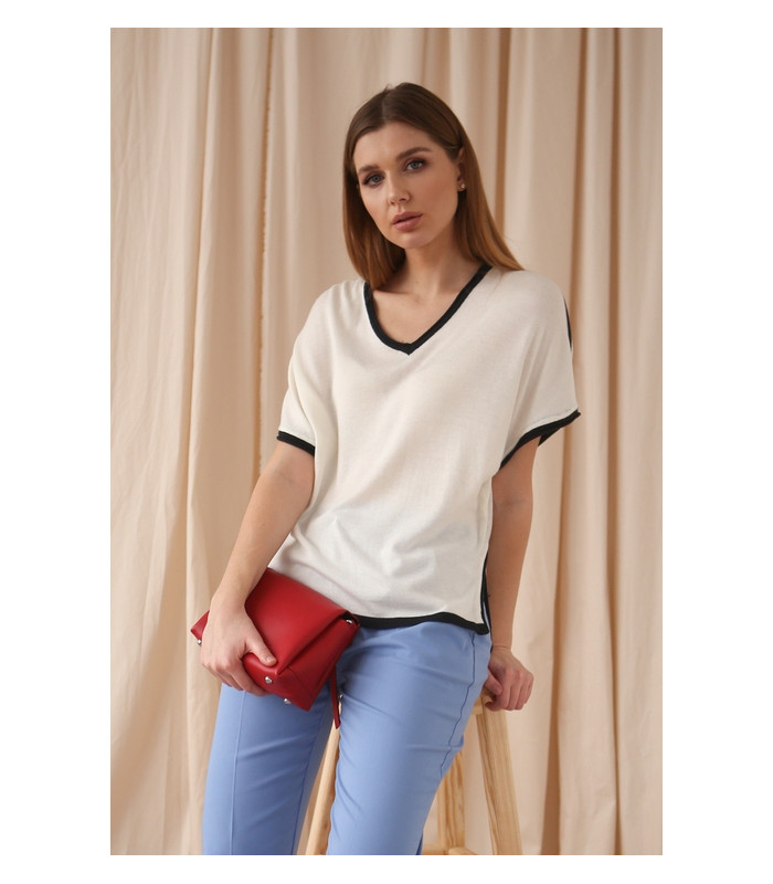 ДЖЕМПЕР трикотаж *Nita * мод. Л-797-21 БЕЛЫЙ