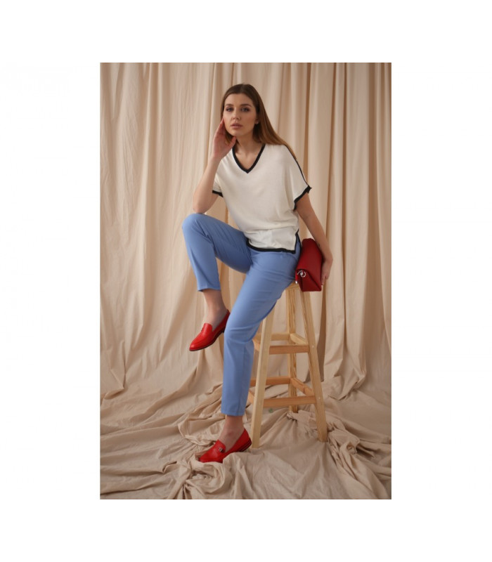 ДЖЕМПЕР трикотаж *Nita * мод. Л-797-21 БЕЛЫЙ