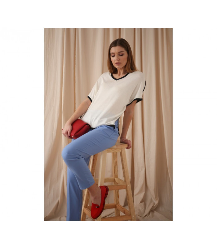 ДЖЕМПЕР трикотаж *Nita * мод. Л-797-21 БЕЛЫЙ