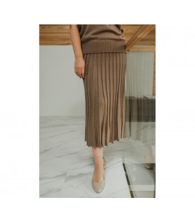 ЮБКА джерси  * Nita * мод. Л-844 Деми мокка ПРОДАНО