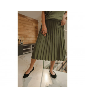 ЮБКА джерси  * Nita * мод. Л-844 Деми фисташка ПРОДАНО