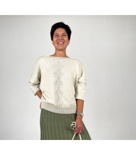 ДЖЕМПЕР   *Nita * мод. Л-878 Лето  джерси милк