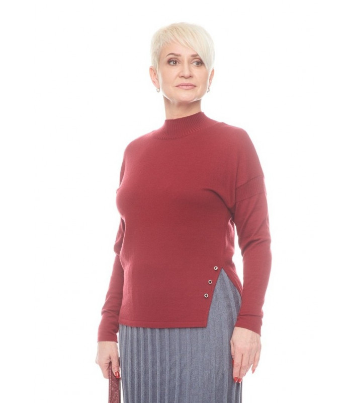 Джемпер-гольф *NITA* мод. Л 811 джерси бордо